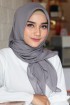 Hijab Segiempat Cassandra - Dim Grey