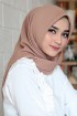 Hijab Segiempat Cassandra - Cinnamon