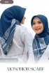 Hijab Monodior Scraft - Navy