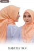 Hijab Sakura Dior - Coral