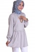 Blus Syafira - Grey