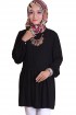Blus Syafira - Black