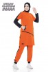 Atasan Olahraga Inara - Orange (L-XL)