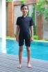 Alivia Swimwear AS Boy 01 - Black (XL)