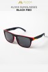 Kacamata Polarized - Black Red