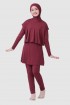 Alivia Swimwear AS08 - Dark Maroon (XS)