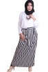 Rocella Rok Celana Stripe - black white (S - M)