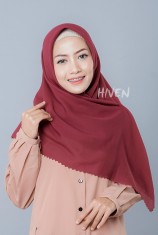 Hijab Voal Arabian - Maroon