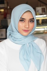 Hijab Segiempat Cassandra - Ocean Blue