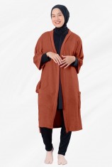 Handuk Kimono (Coklat)