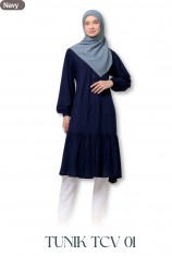 Rauna Tunik TCV01 - Navy (XL)