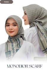 Hijab Monodior Scraft - Fossil