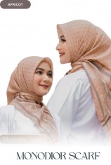 Hijab Monodior Scraft - Apricot
