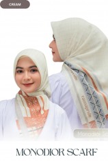 Hijab Monodior Scraft - Cream
