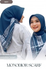 Hijab Monodior Scraft - Navy