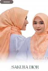 Hijab Sakura Dior - Orange