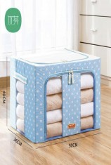 Storage Rangka Besi Motif Polkadot (E)