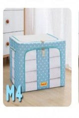 Storage Rangka Besi Motif (M4)