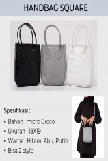 Handbag Square - White