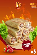 Kebab SP Frozen -  Sapi PEDAS