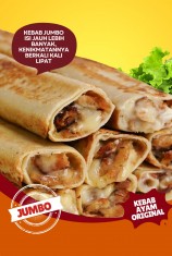 Kebab SP Frozen - Ayam (Jumbo)