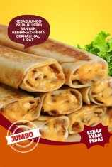 Kebab SP Frozen - Ayam Pedas (Jumbo)