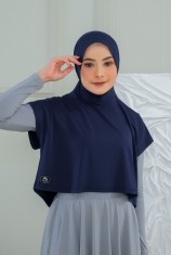 Alivia Hijab 01 - Navy (BIG SIZE)
