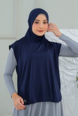 Alivia Hijab 02 - Navy (BIG SIZE)