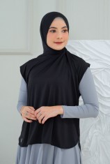 Alivia Hijab 02 - Black (ALL SIZE)