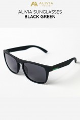 Kacamata Polarized - Black Green