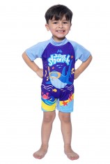 Alivia Swimwear AS Boy 04 - Shark Icy Blue (M)