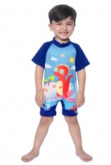 Alivia Swimwear AS Boy 04 - Dino Blue (XL)