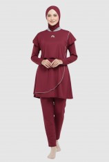 Alivia Swimwear AS15 - Dark Maroon (L)