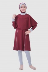 Alivia Swimwear AS11 - Dark Maroon (XXS)