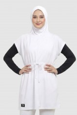Alivia Hijab 06 - White (BIG SIZE)