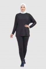 Sportwear Oneset Alivia SOA 07 - Black (BIG SIZE)