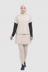 Sportwear Oneset Alivia SOA 06 - Cream (Big Size)