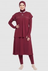 Alivia Swimwear AS19 - Dark Maroon (S)