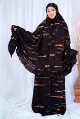 Mukena Grade B - Lazatha 01 (Black)