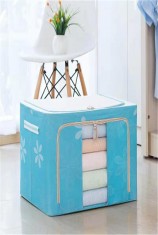 Storage Rangka Besi Motif bunga (2)