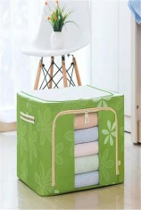 Storage Rangka Besi Motif bunga (3)