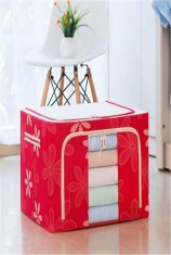 Storage Rangka Besi Motif bunga (4)